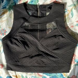 Forever 21 Black Crop Top